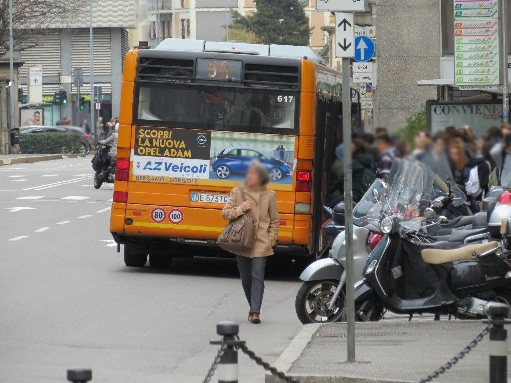 Pubblicità su Autobus Bergamo