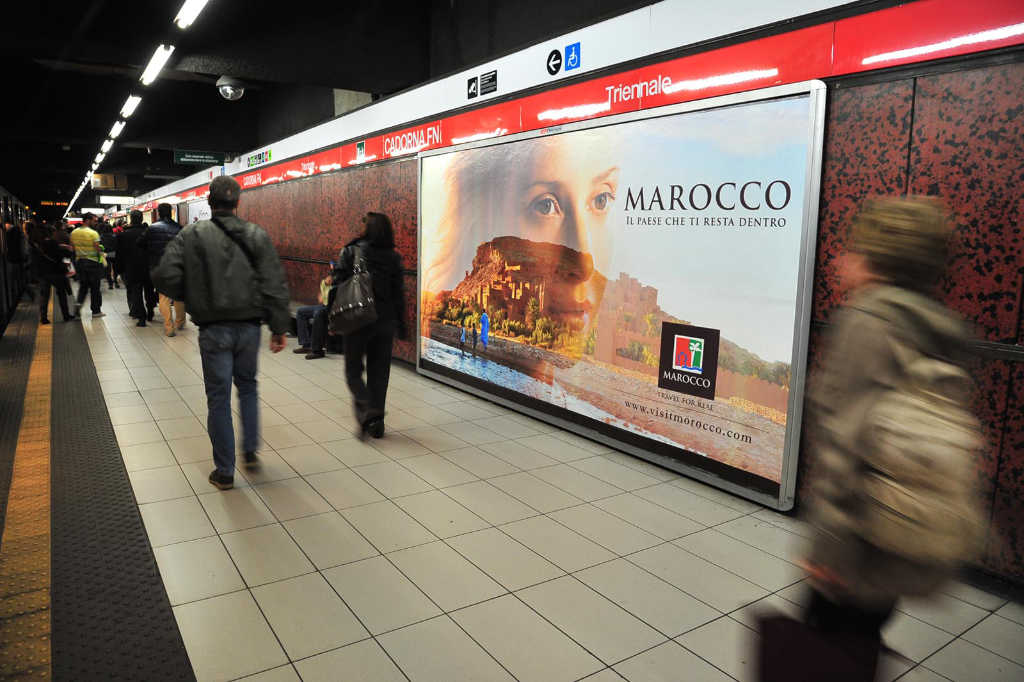ente turismo marocco Metro Roma Pubblicità