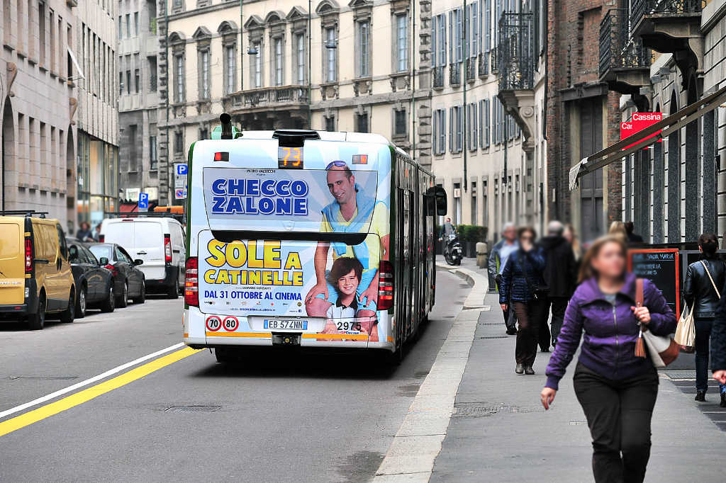Pubblicità su Autobus Milano, Roma, Napoli, Torino