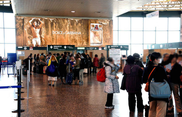 Pubblicità Aeroporto Malpensa, Linate, Orio al Serio, Caselle