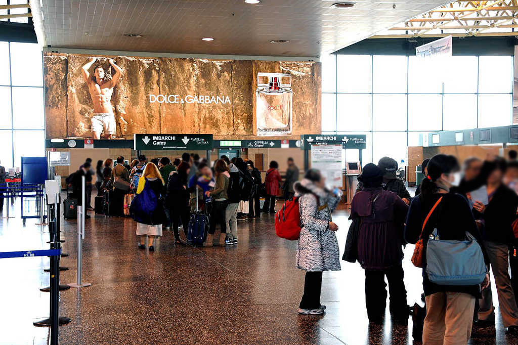 Pubblicità Aeroporto Malpensa, Linate, Orio al Serio, Caselle