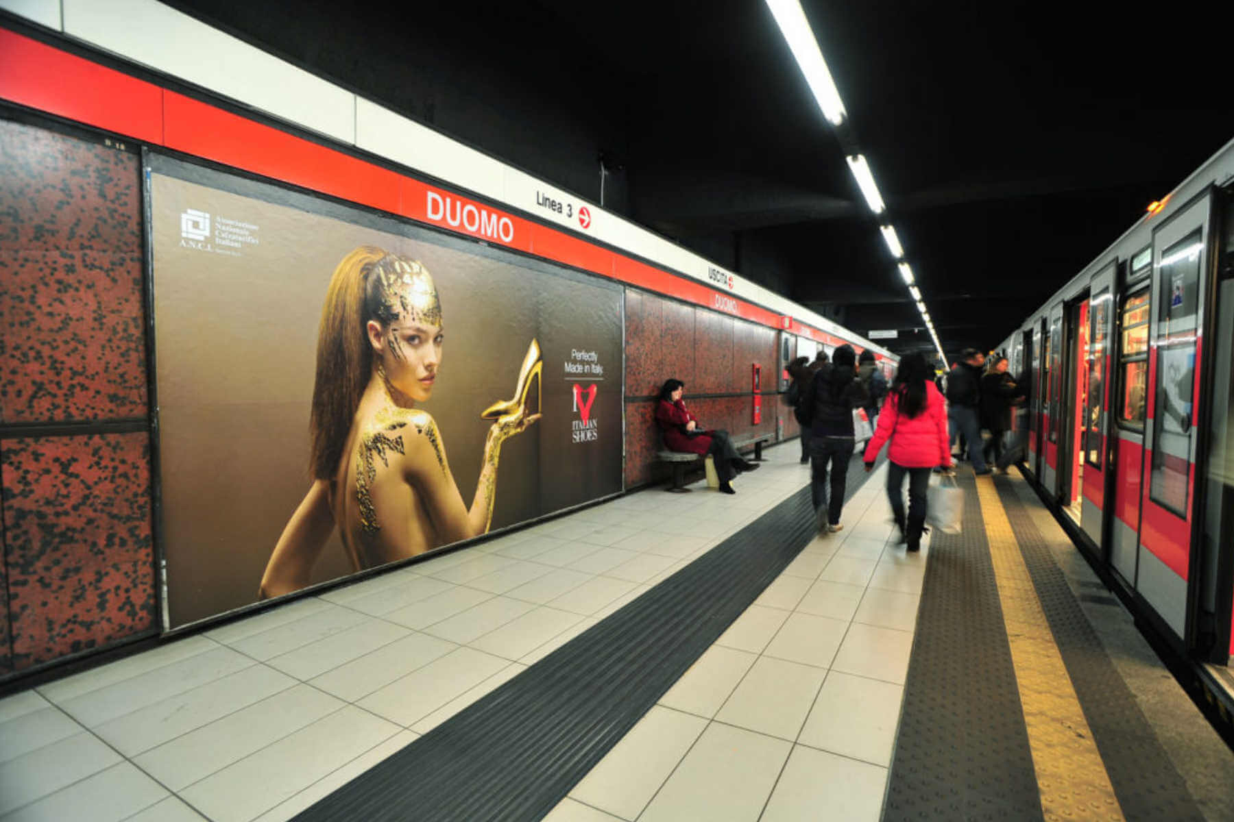 Pubblicità Metro Milano