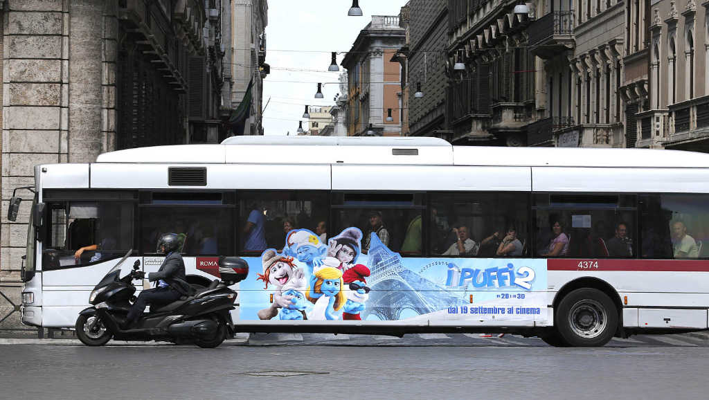 Pubblicità Autobus a Napoli