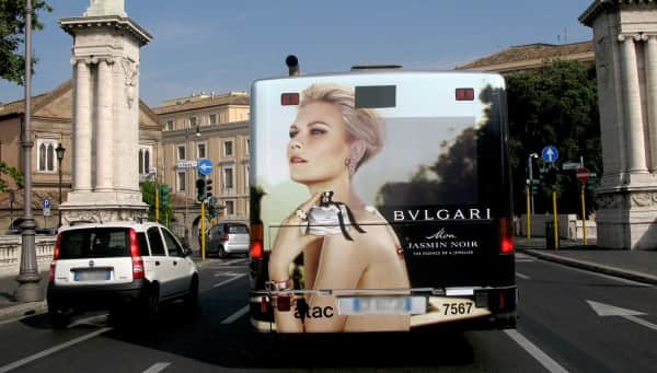 Pubblicità Su Retro Autobus Bergamo e Milano